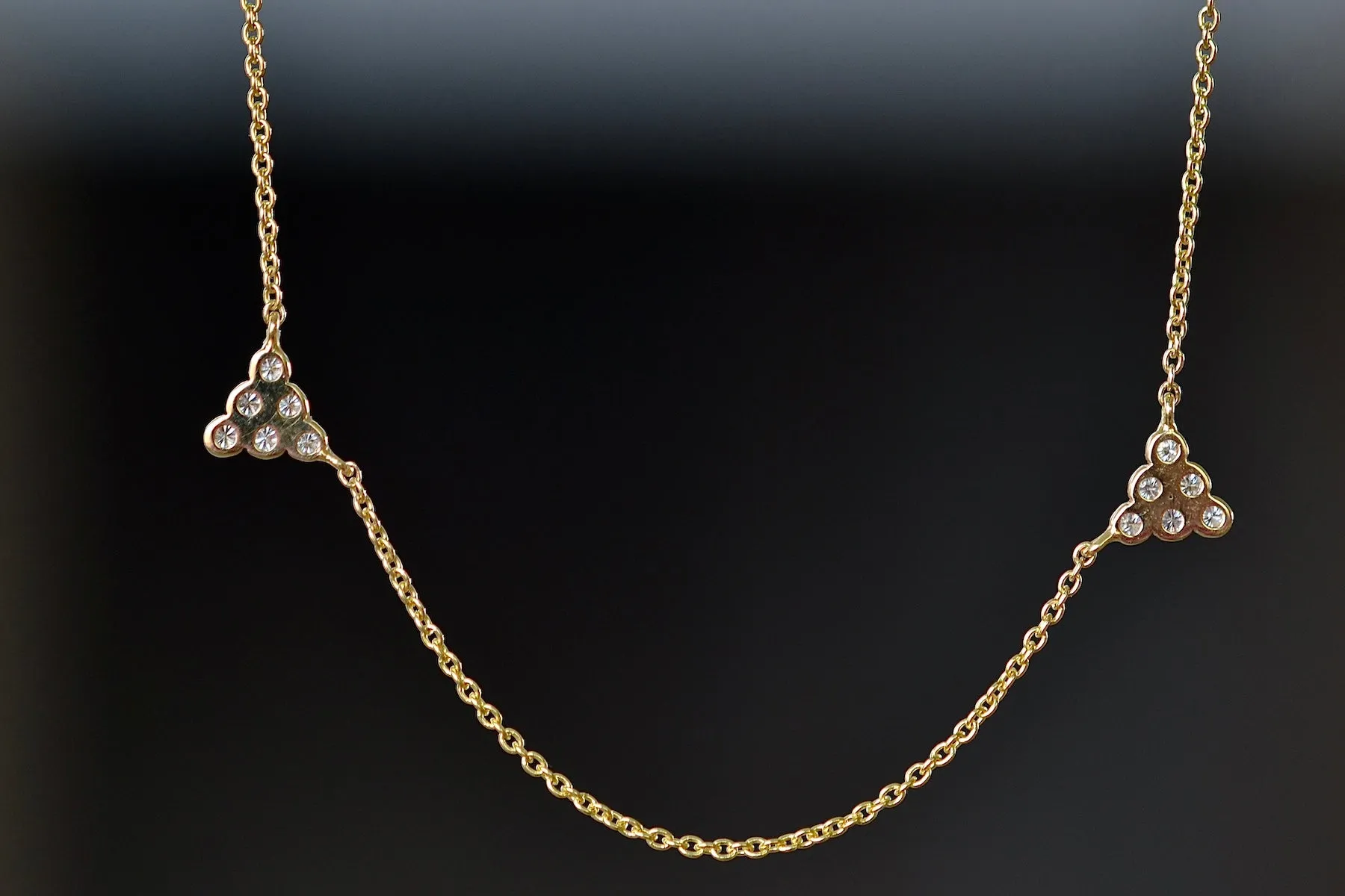 Duo Triangle Necklace