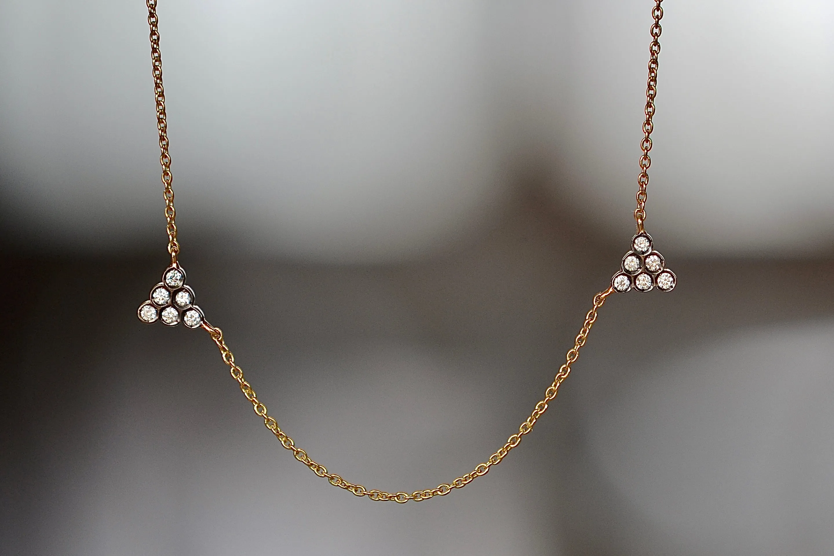 Duo Triangle Necklace