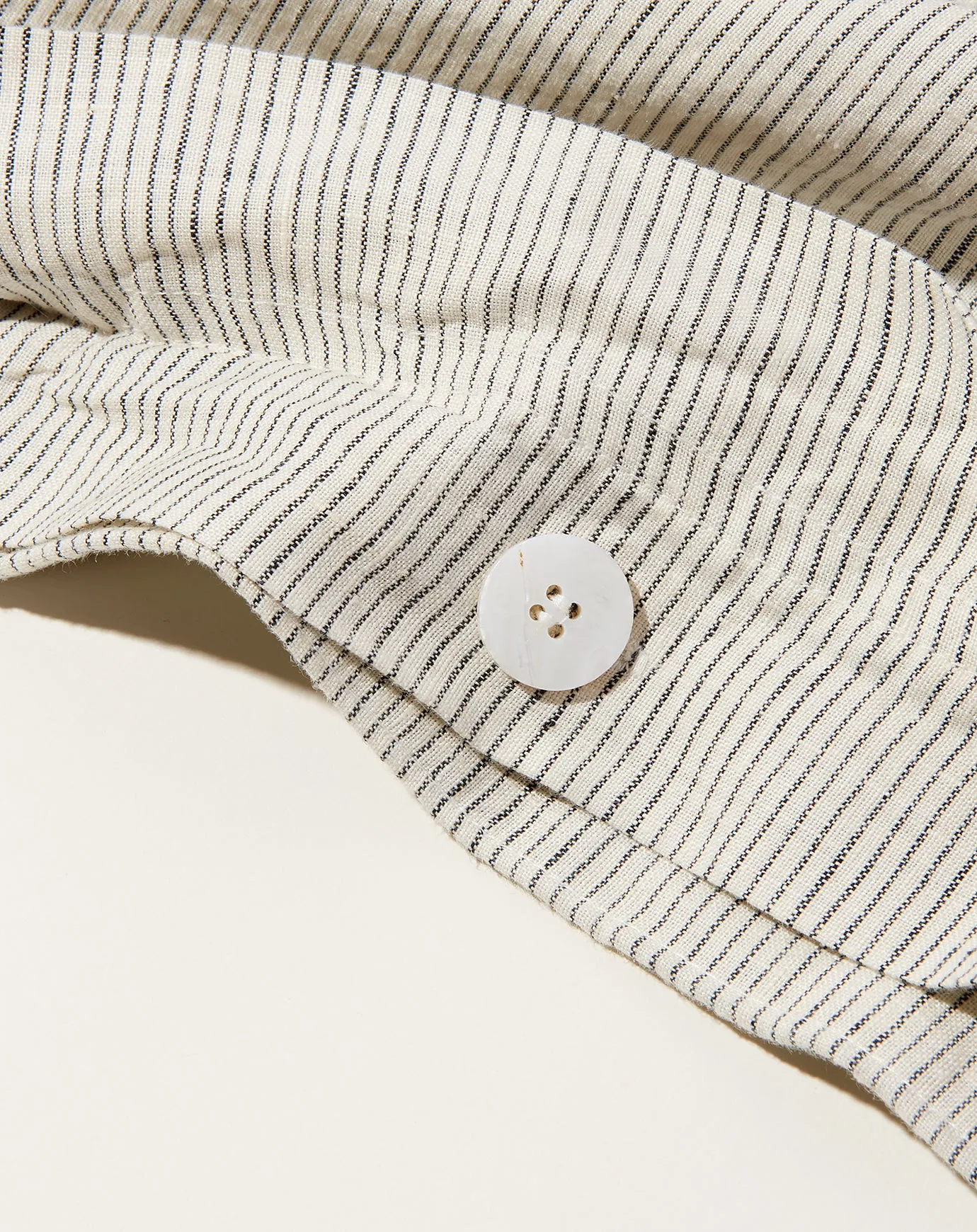 Duvet Cover in Pinstripe