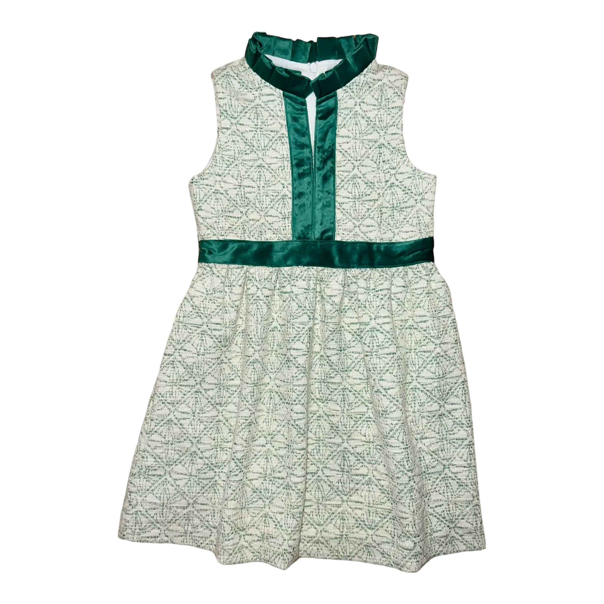 Eliza Dress- Cypress Garden Green