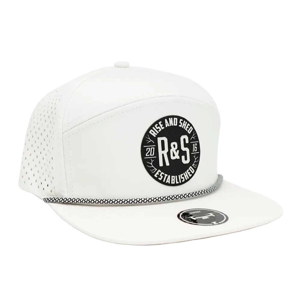 Established - White 7 Panel Hat