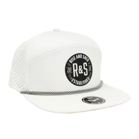 Established - White 7 Panel Hat