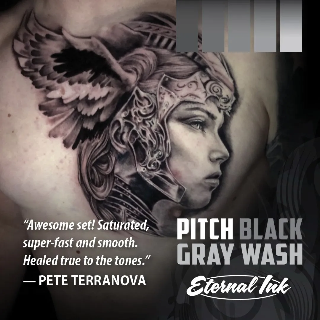 Eternal Ink - Pitch Black - Gray Wash Light
