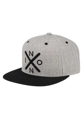 Exchange Snapback Hat - Heather Gray / Black