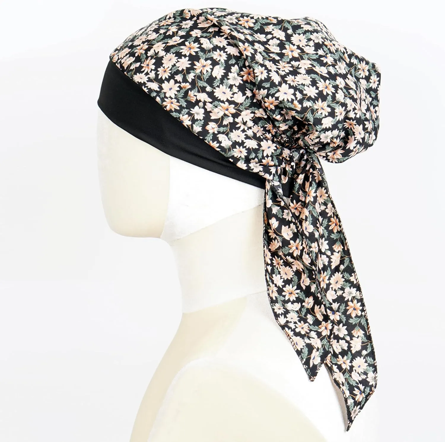 FADACHY Chemo Headwear for Women,Chemo Caps Lightweight for Summer with Head Scarf,Silky Soft Hair Turbans Fashion