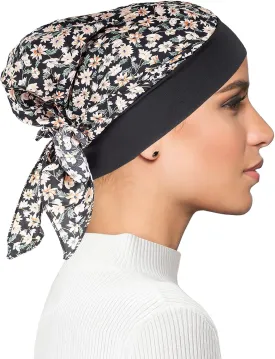 FADACHY Chemo Headwear for Women,Chemo Caps Lightweight for Summer with Head Scarf,Silky Soft Hair Turbans Fashion