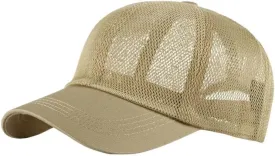 FASHIXD Mesh Baseball Cap for Men Women Summer Breathable Trucker Hats Adjustable Outdoor Sports Running Hats