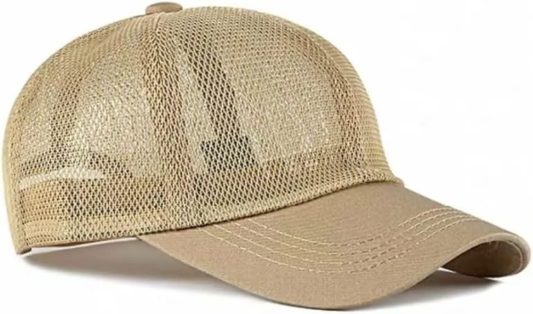 FASHIXD Mesh Baseball Cap for Men Women Summer Breathable Trucker Hats Adjustable Outdoor Sports Running Hats