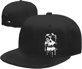 Flat Bill Hats for Men Snapback Hats for Men Baseball Cap for Men Black Snapback Women Fitting Hat