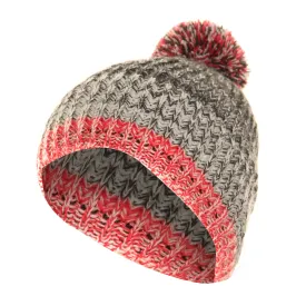 FLOSO Mens / Womens Unisex Two-Tone Winter Bobble Beanie Hat