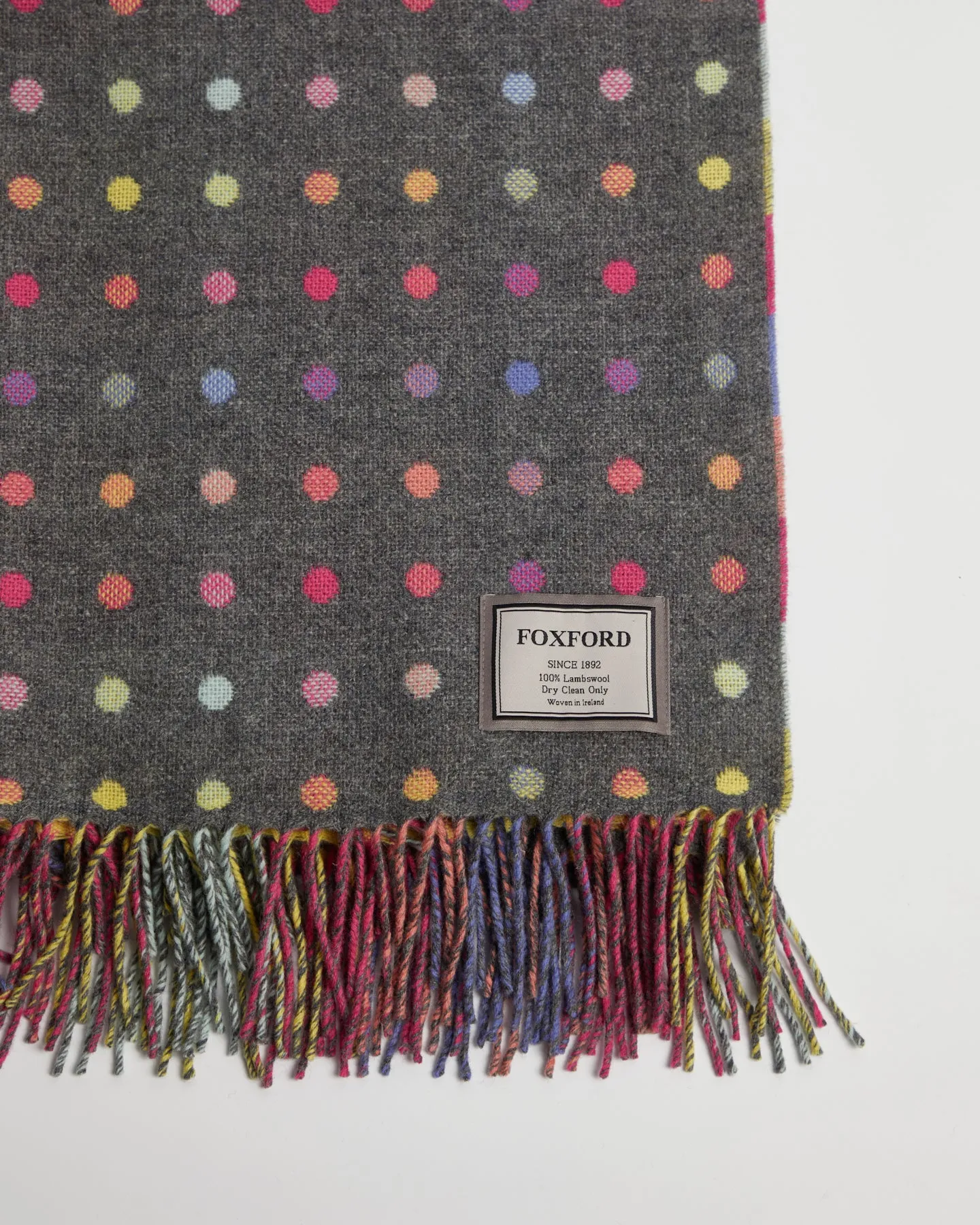 Foxford Rainbow Lambswool Throw