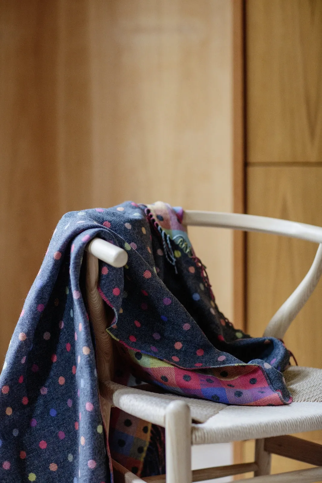 Foxford Rainbow Lambswool Throw
