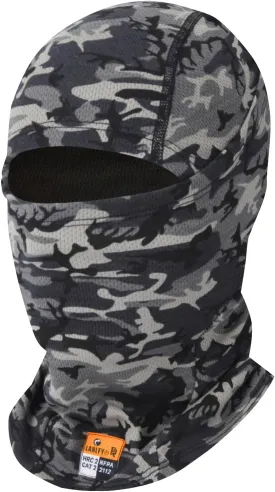 FR Balaclava Summer Face Mask Flame Resistant for Industrial Safety Welding Construction Firefighters Lightweight Mesh UV Protection Breathable Comfort Fit Camo