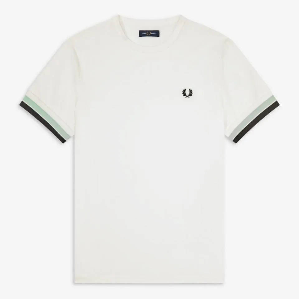 Fred Perry Bold Tipped T-Shirt White