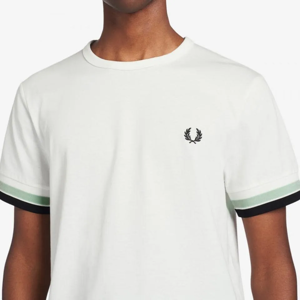 Fred Perry Bold Tipped T-Shirt White