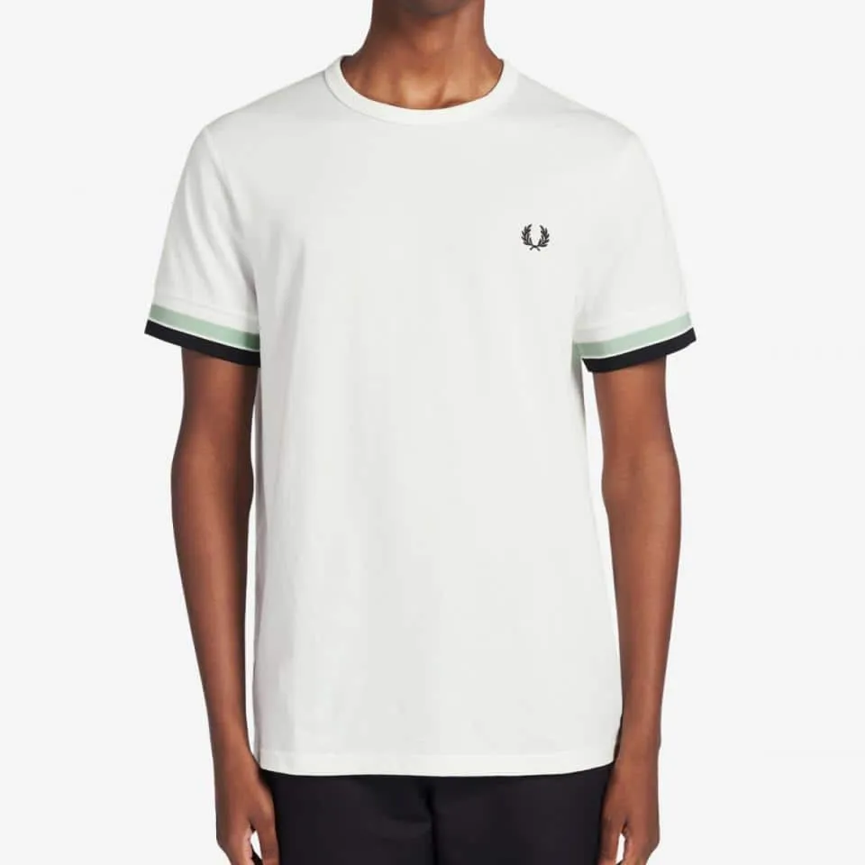 Fred Perry Bold Tipped T-Shirt White