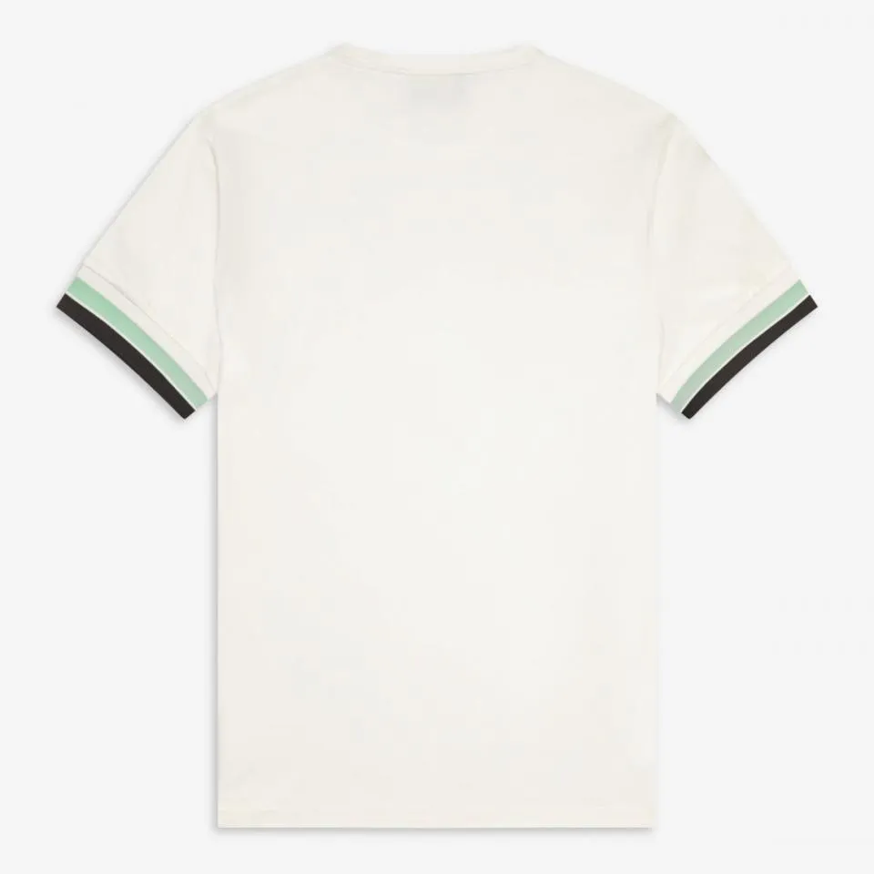 Fred Perry Bold Tipped T-Shirt White
