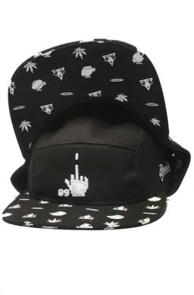Galaga 5-Panel Strapback