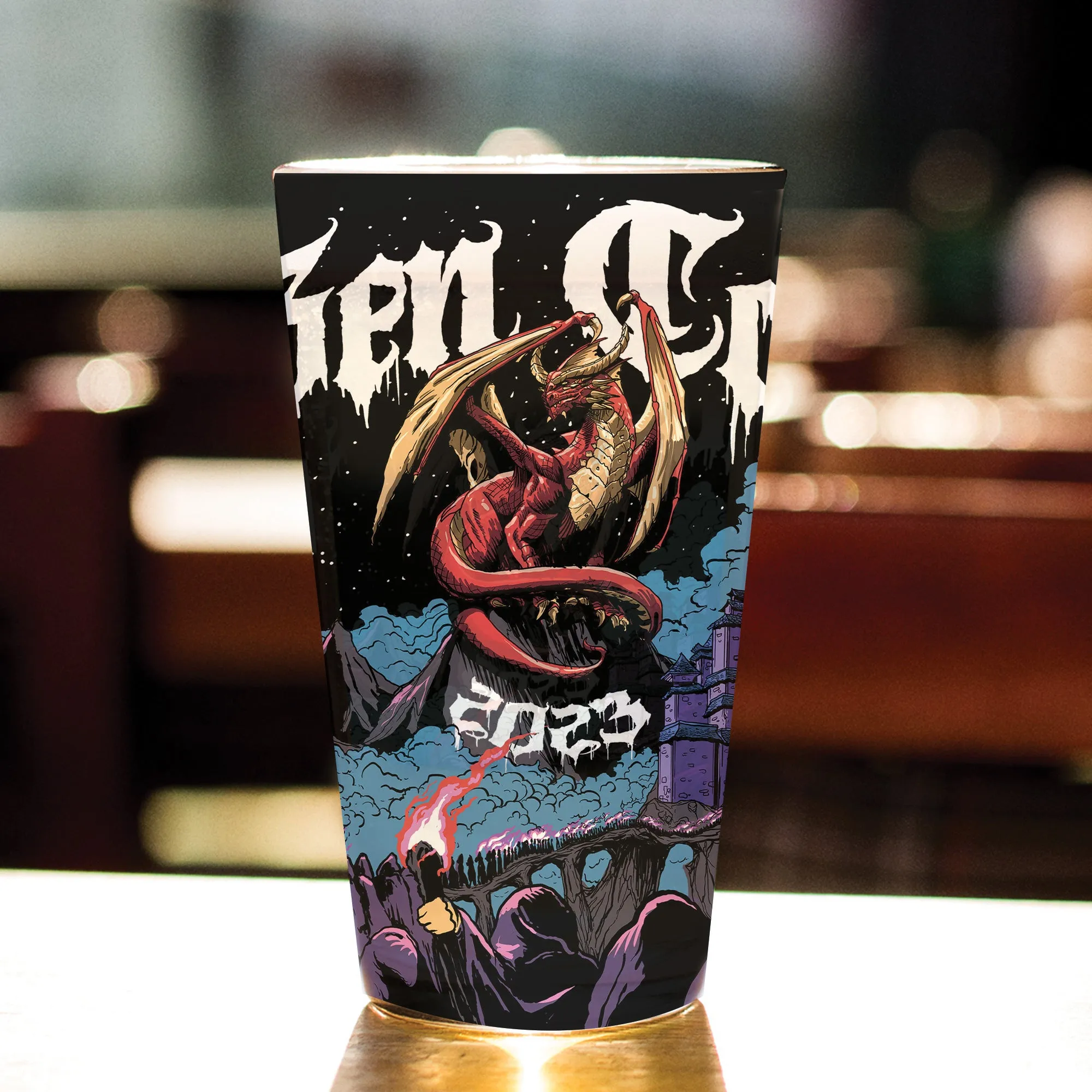 Gen Con 2023 Genevieve Pint Glass