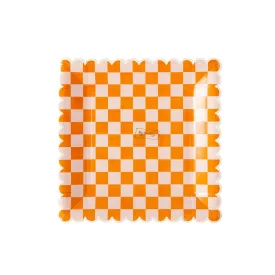 Ghoul Gang Checkered Paper Plate