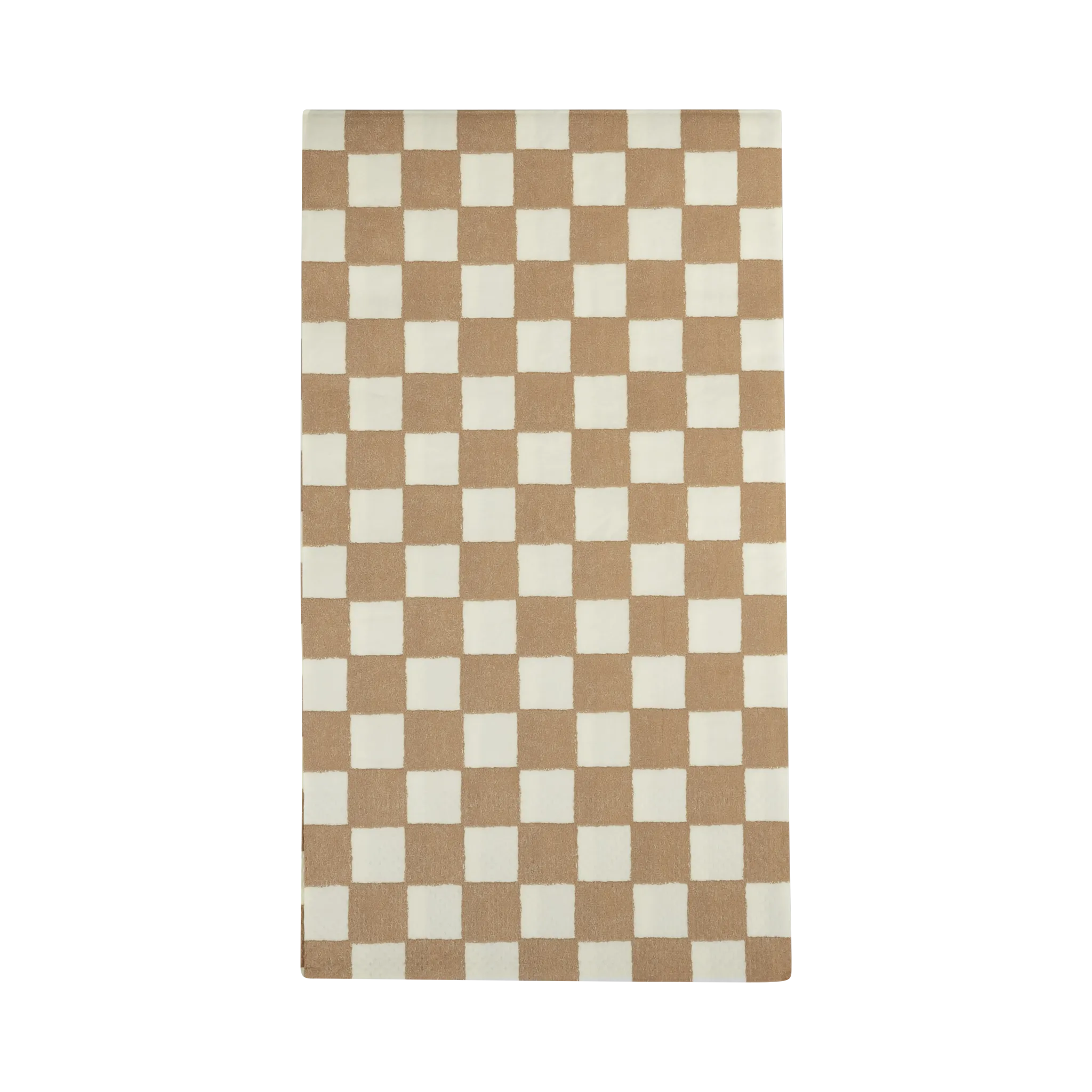 Gingerbread Checked Dinner Napkin