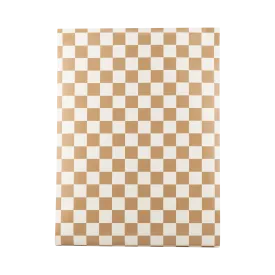 Gingerbread Checked Table Runner