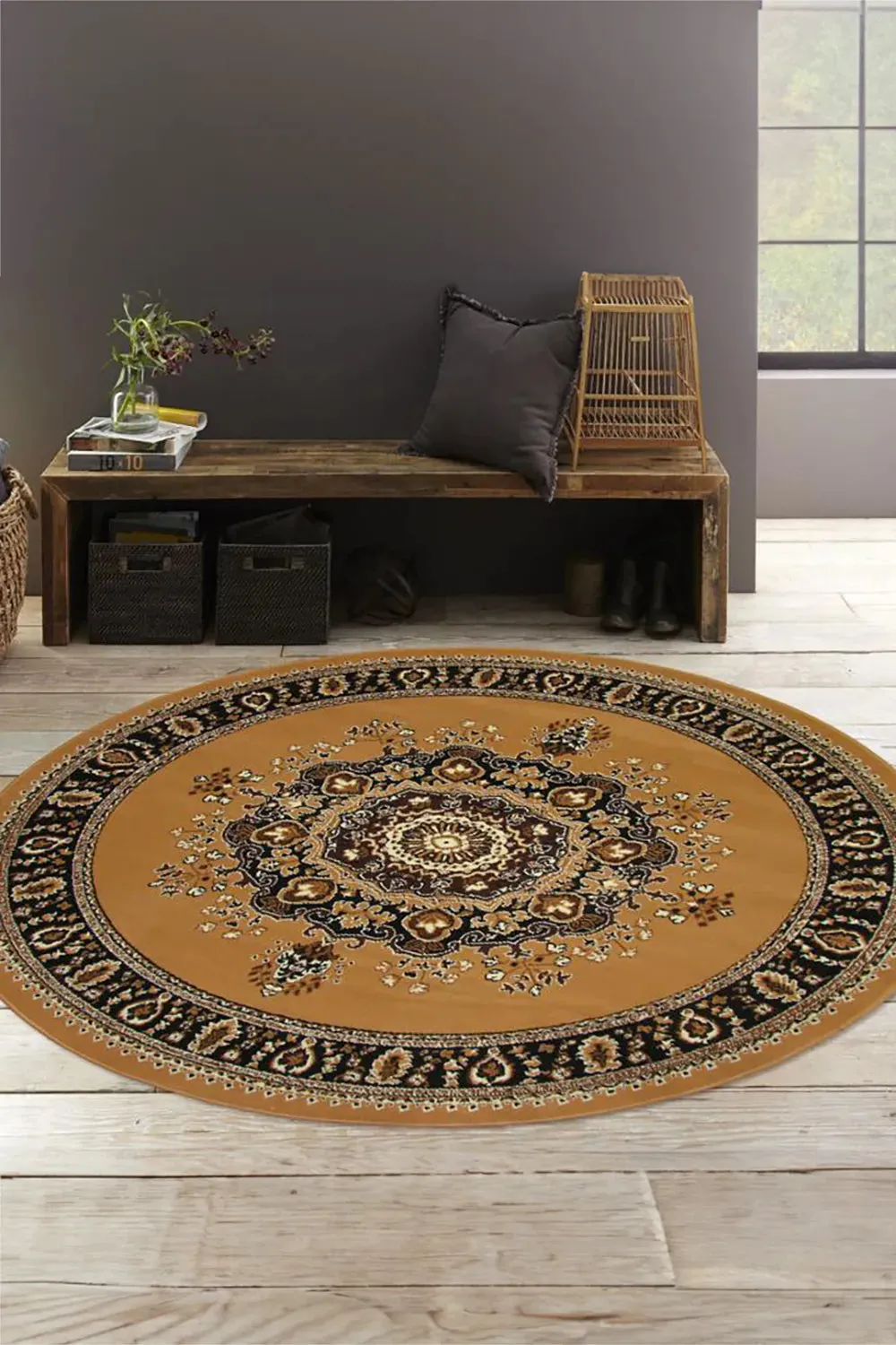 Gino Traditional Rug - 125 Brown