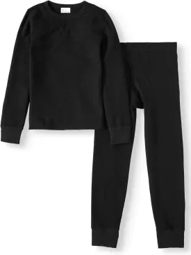 Glory Max Men Waffle Knit Thermal Long Johns 100% Cotton Underwear Top Bottom Set