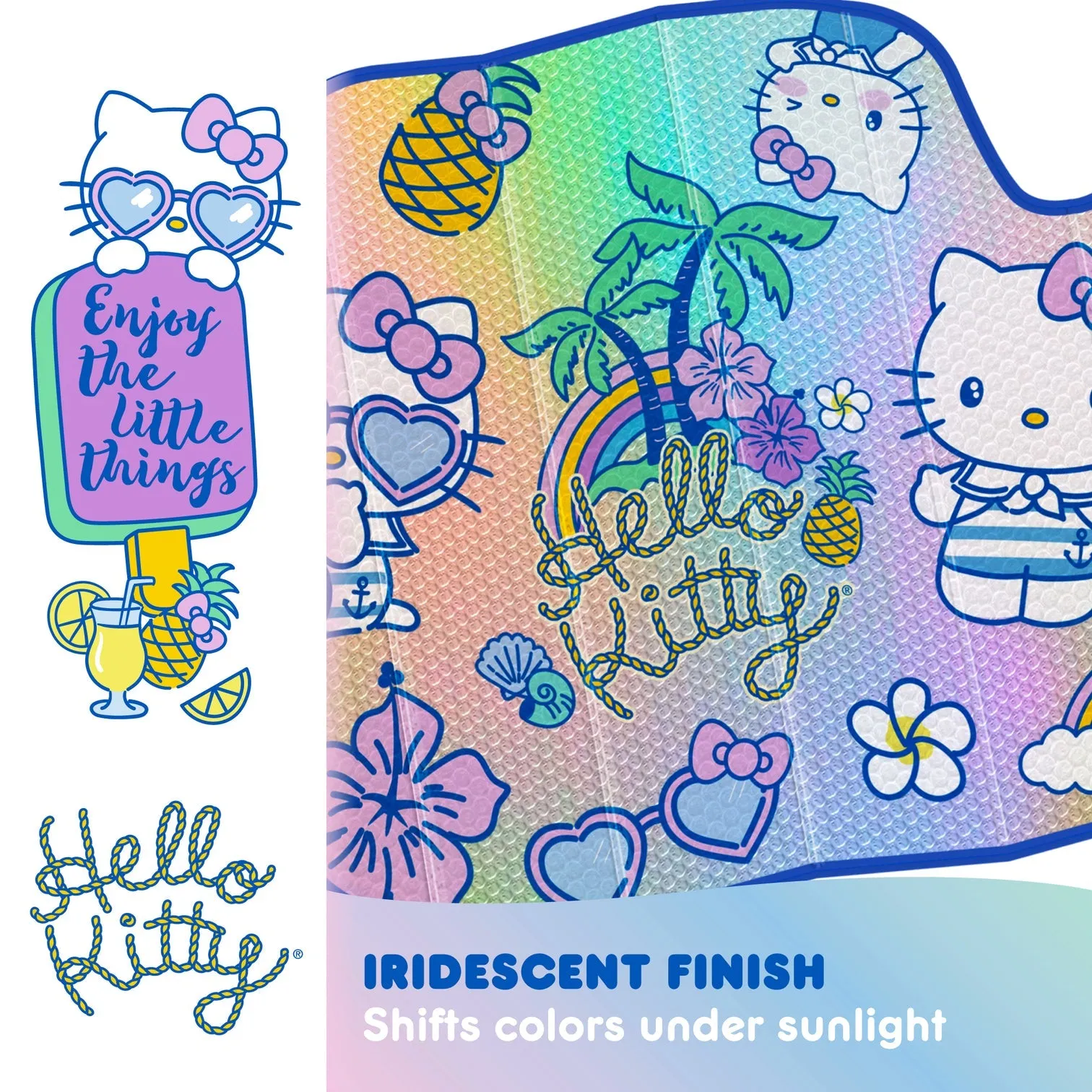 Hello Kitty Car Sun Shade (Summer Sailing)