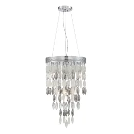 Hudson 6 Light Polished Chrome Chandelier