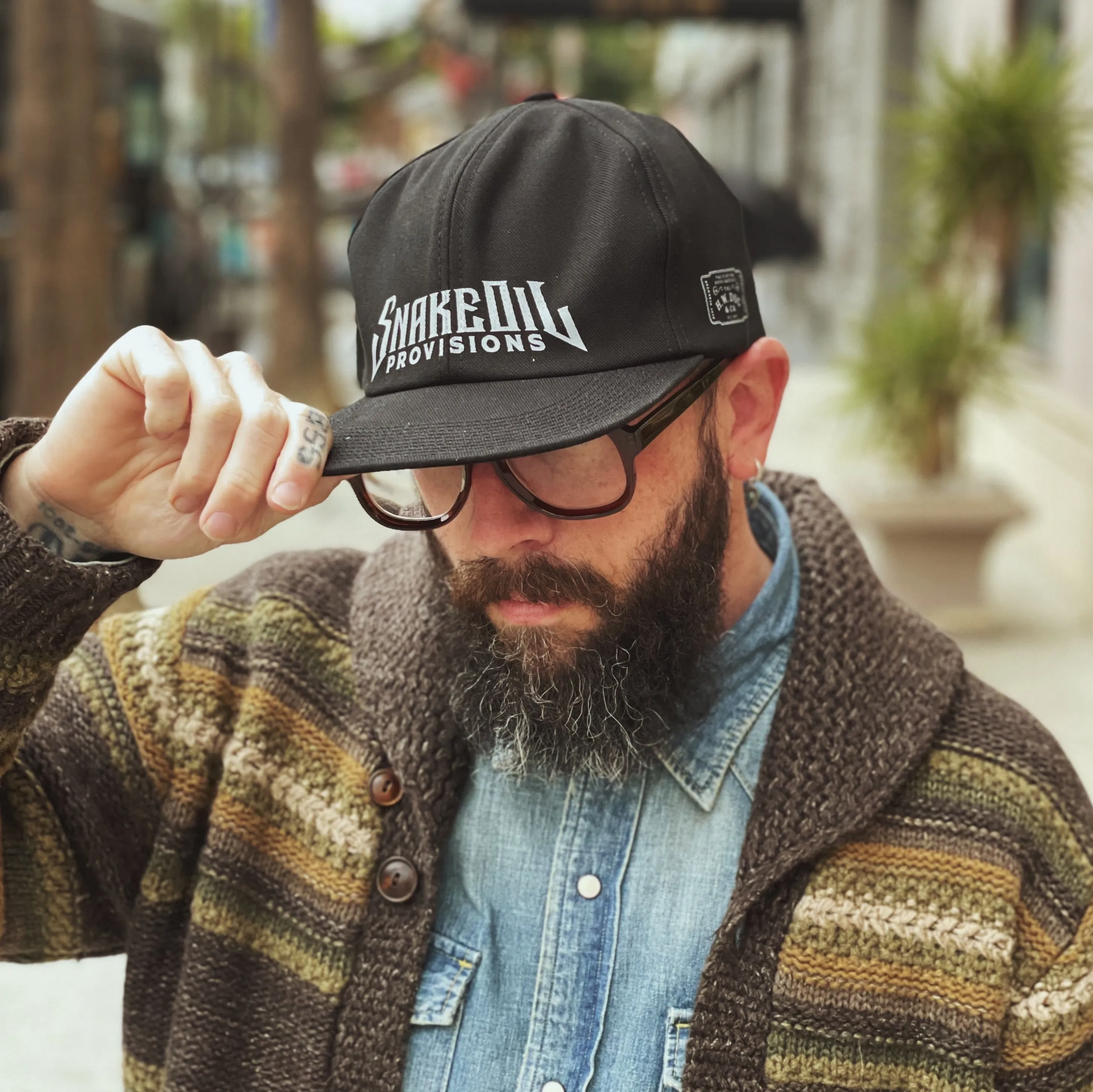 H.W. Dog & Co. x SOP Metal Logo Trucker Cap Black FINAL SALE