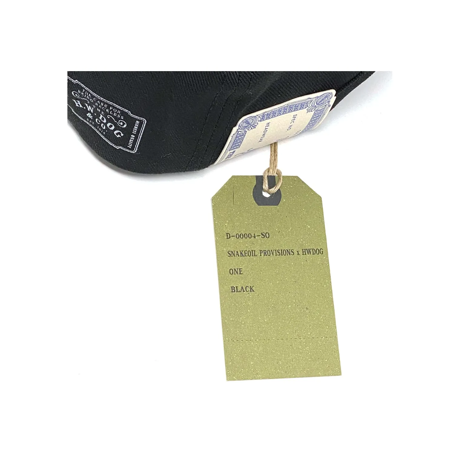 H.W. Dog & Co. x SOP Metal Logo Trucker Cap Black FINAL SALE