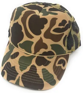 Impecgear Two Tone Camo Hunting Trucker Baseball Foam Mesh Hats Caps for Outdoors Travel