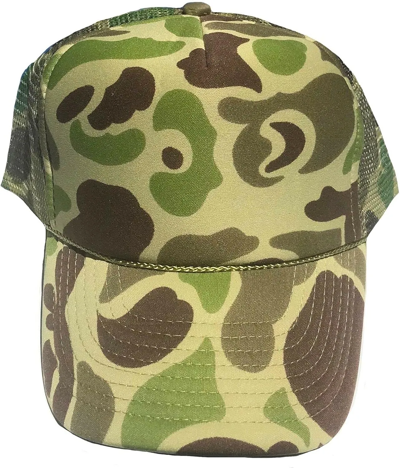 Impecgear Two Tone Camo Hunting Trucker Baseball Foam Mesh Hats Caps for Outdoors Travel