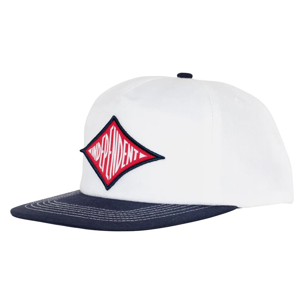 Independent RTB Pilot Independent Snapback Hat - WHITE