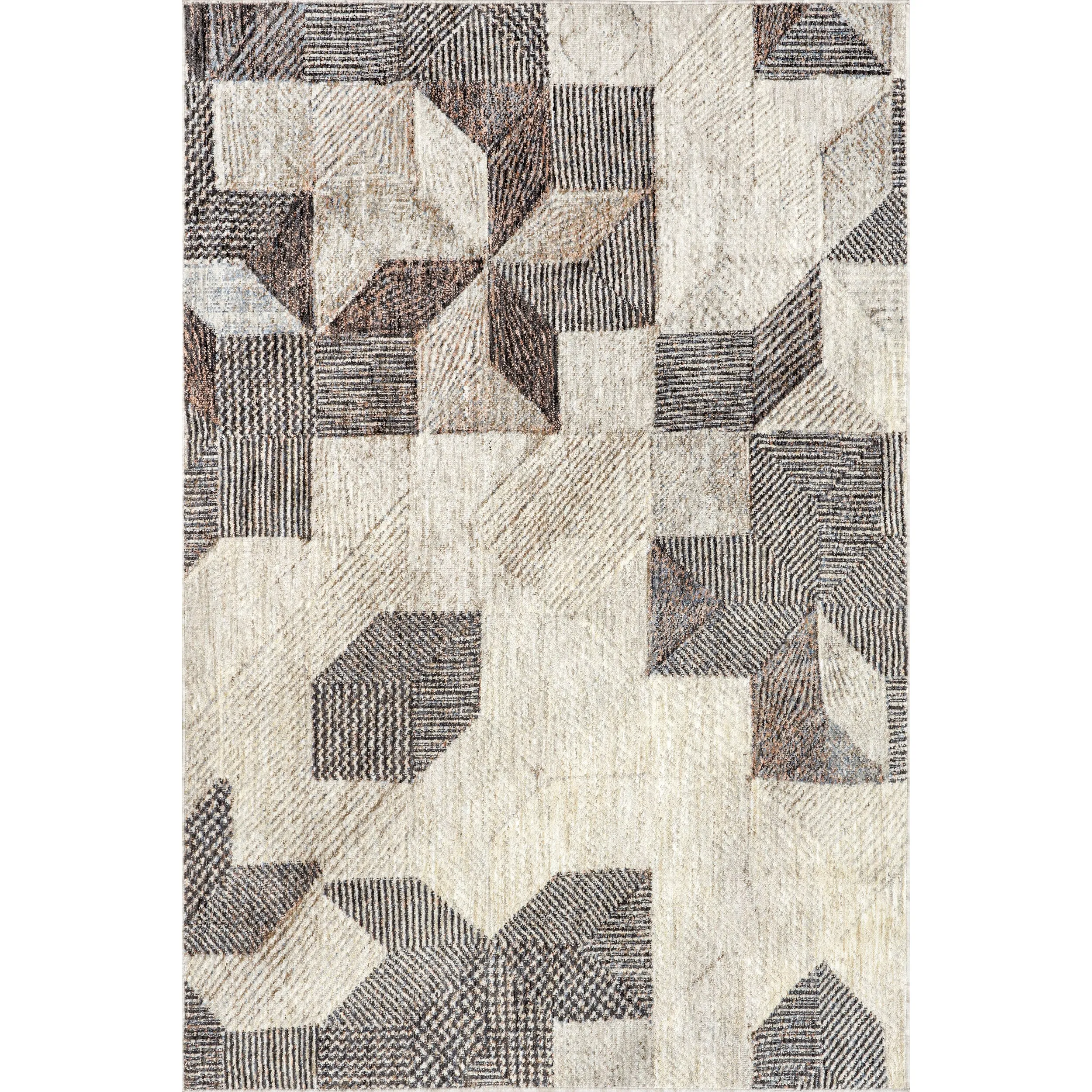 Jamesina Modern Geometric Area Rug