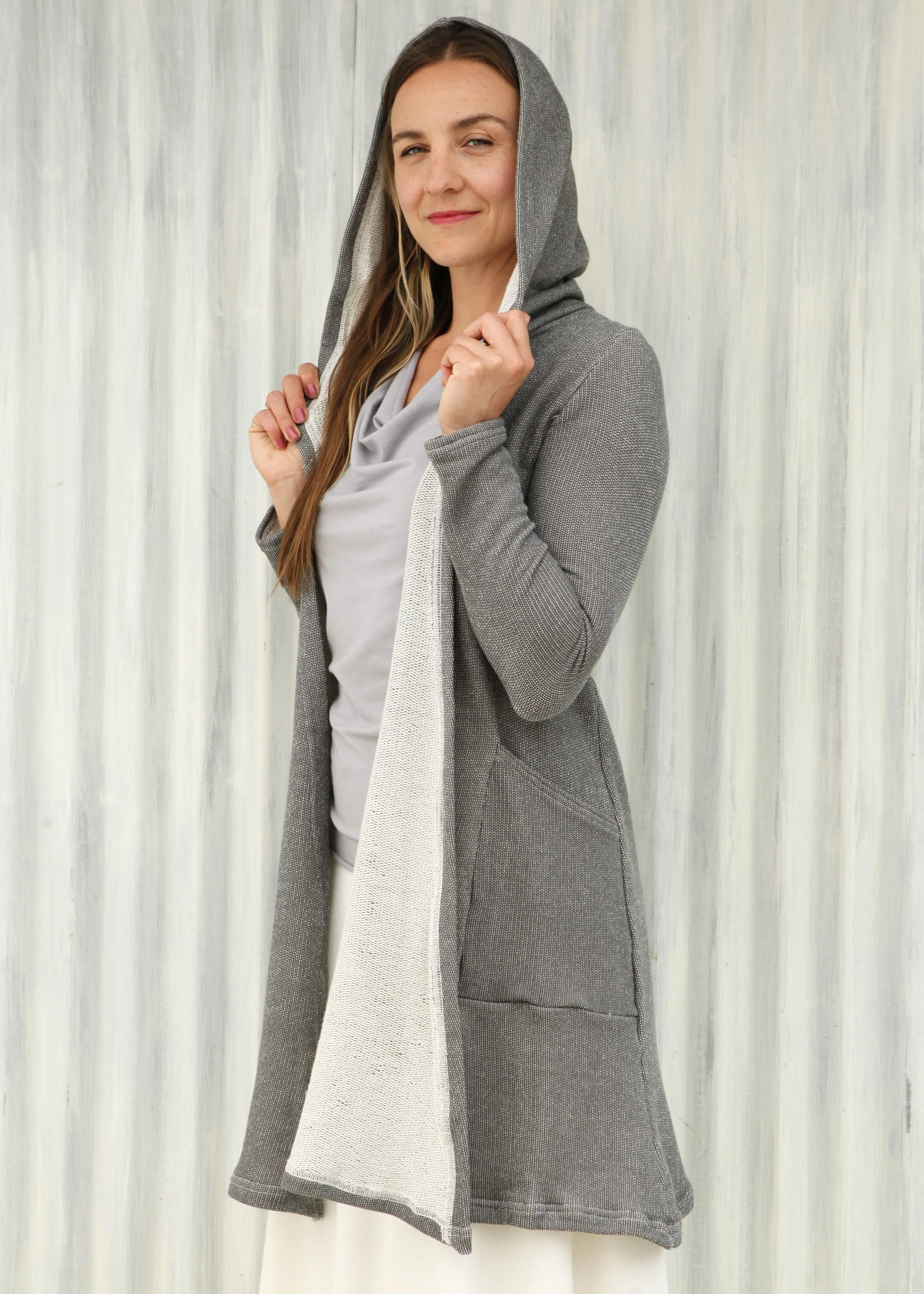 Light Gray Alexandra Duster