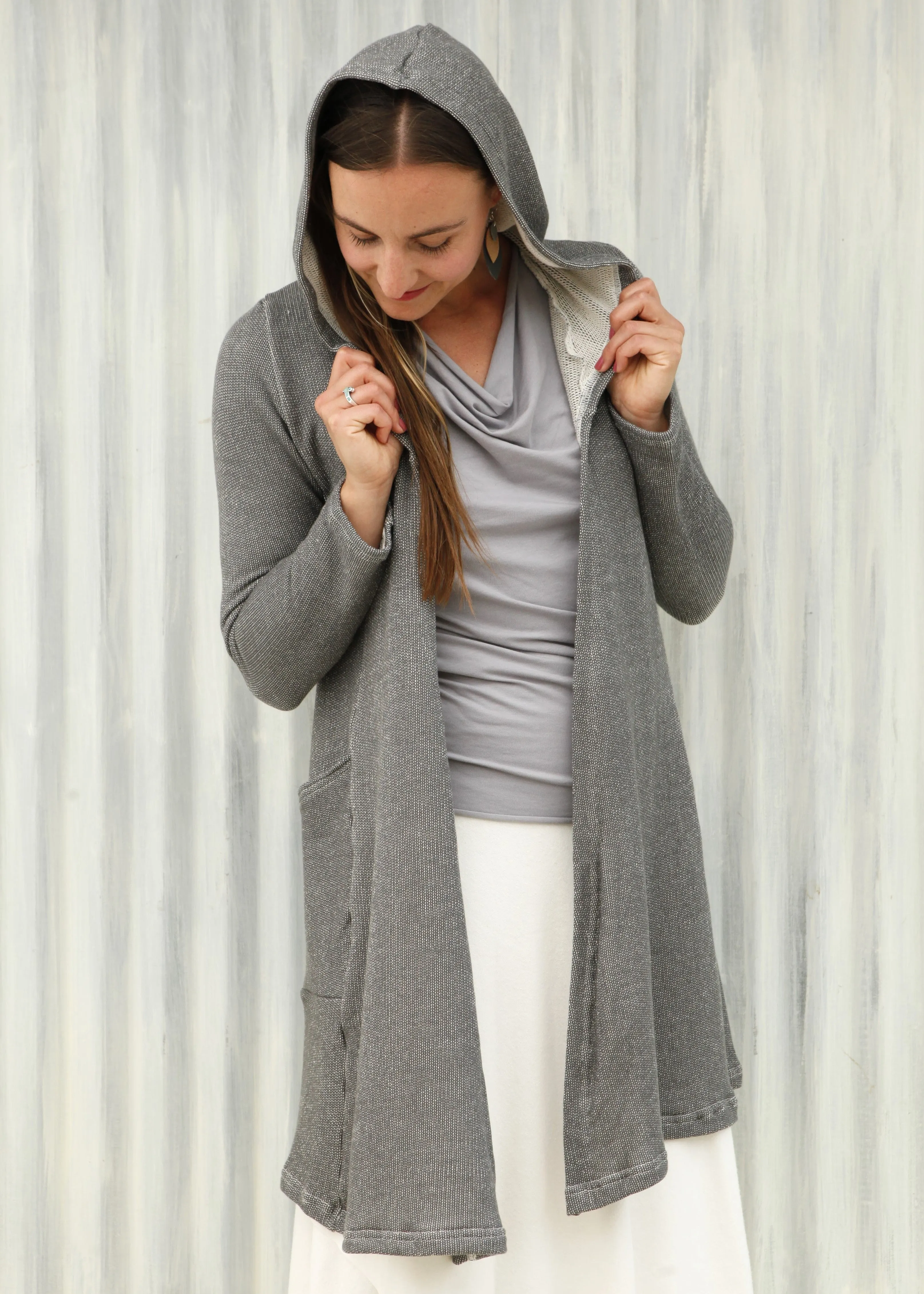 Light Gray Alexandra Duster