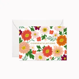 Lively Garden Congratulations | Mini Greeting Card*
