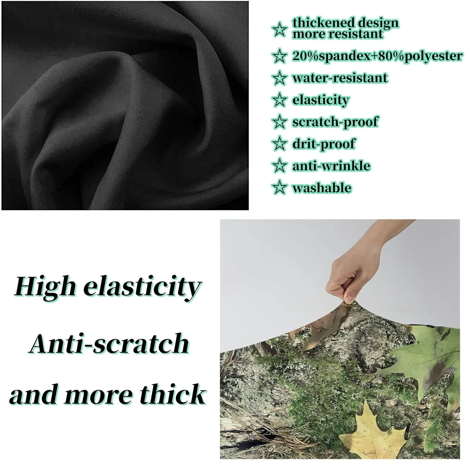 Luggage Cover Plus - Camo Tree Travel Suitcase Cover for 29-30 inch Luggage (XL) with Concealed Zipper, Washable Elastic Cloth, Dustproof, Anti-Scratch