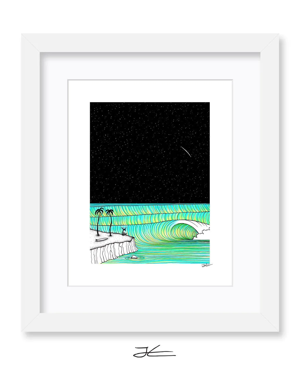 Meditating Moose - Print/ Framed Print