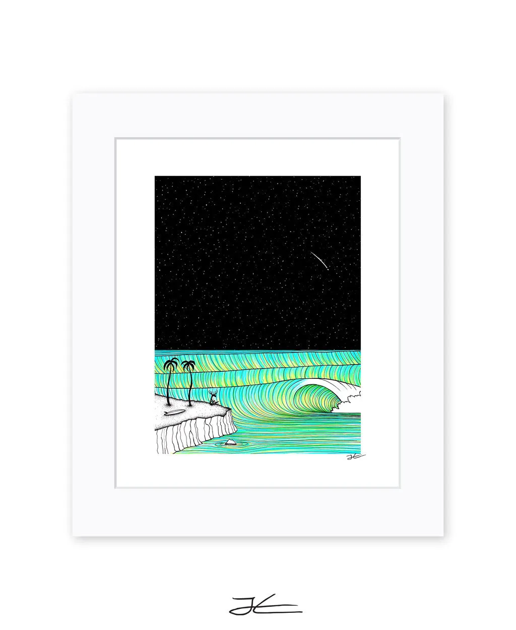 Meditating Moose - Print/ Framed Print