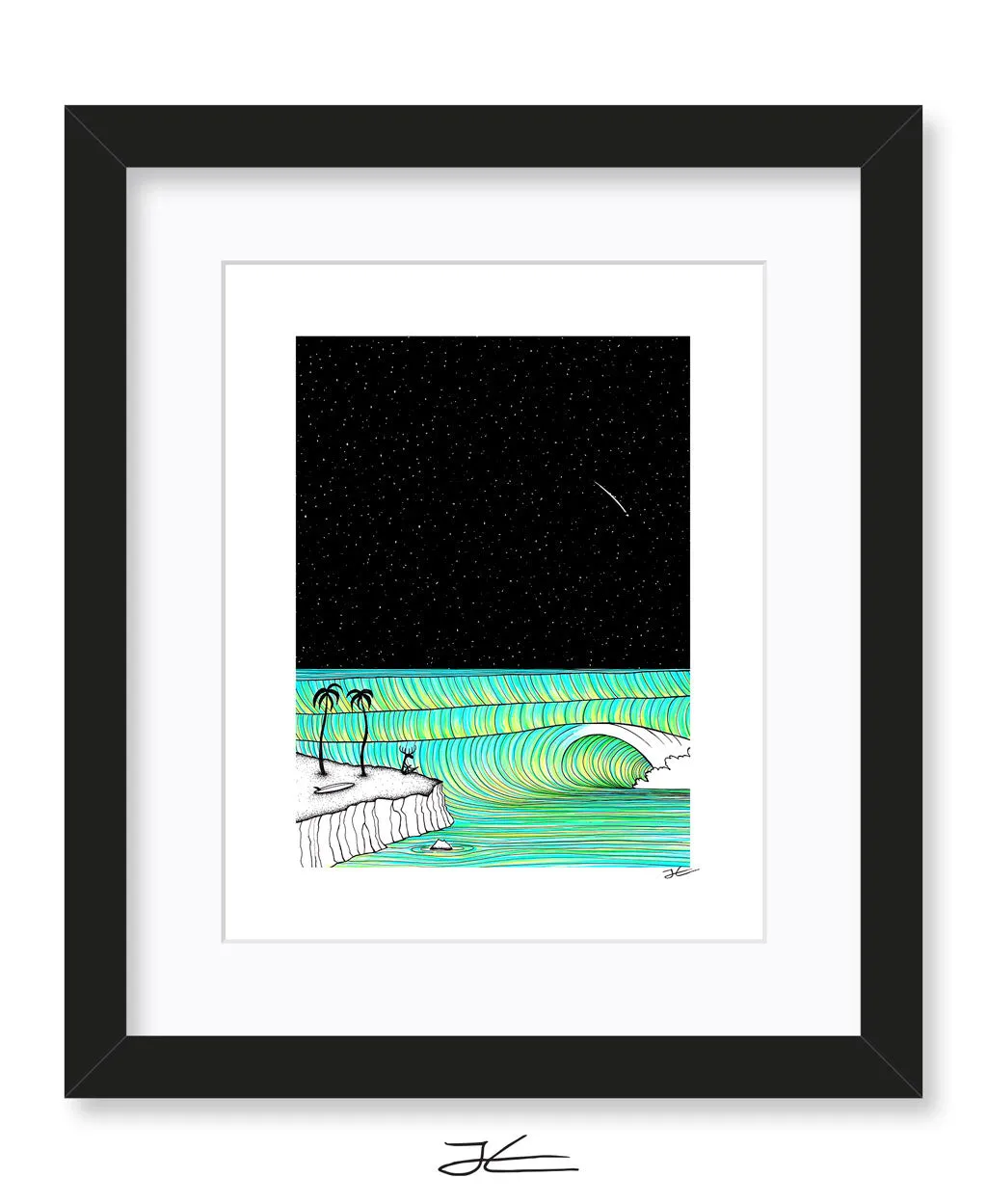Meditating Moose - Print/ Framed Print