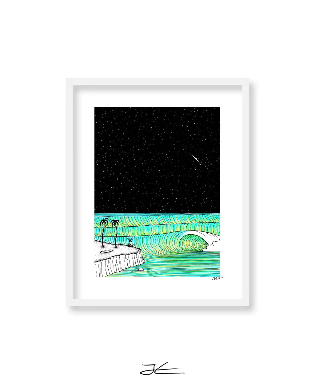 Meditating Moose - Print/ Framed Print