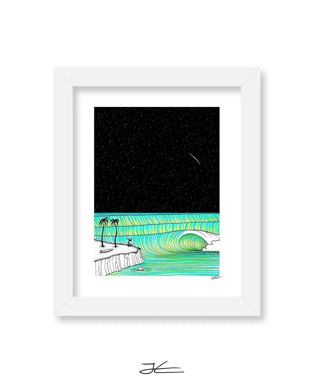 Meditating Moose - Print/ Framed Print