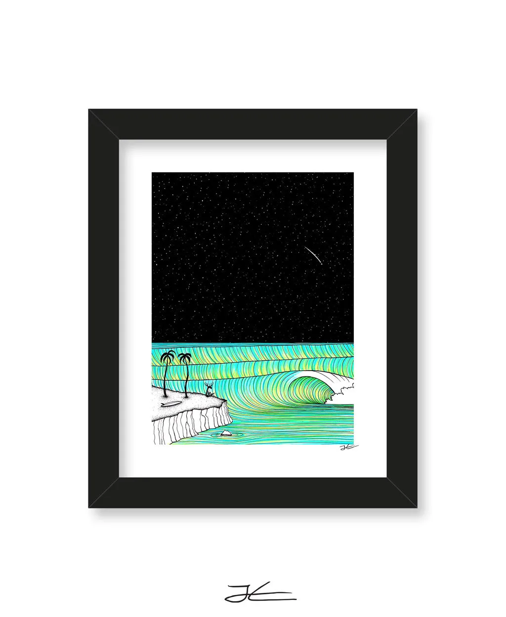 Meditating Moose - Print/ Framed Print