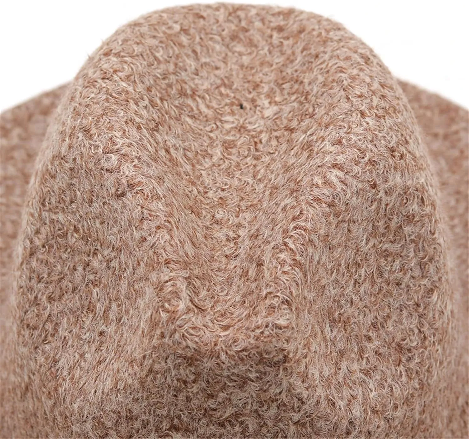 Men Wide Brim Wool Fedora Hat Classic Cowboy Hat Wedding Church Jazz Hats for Women