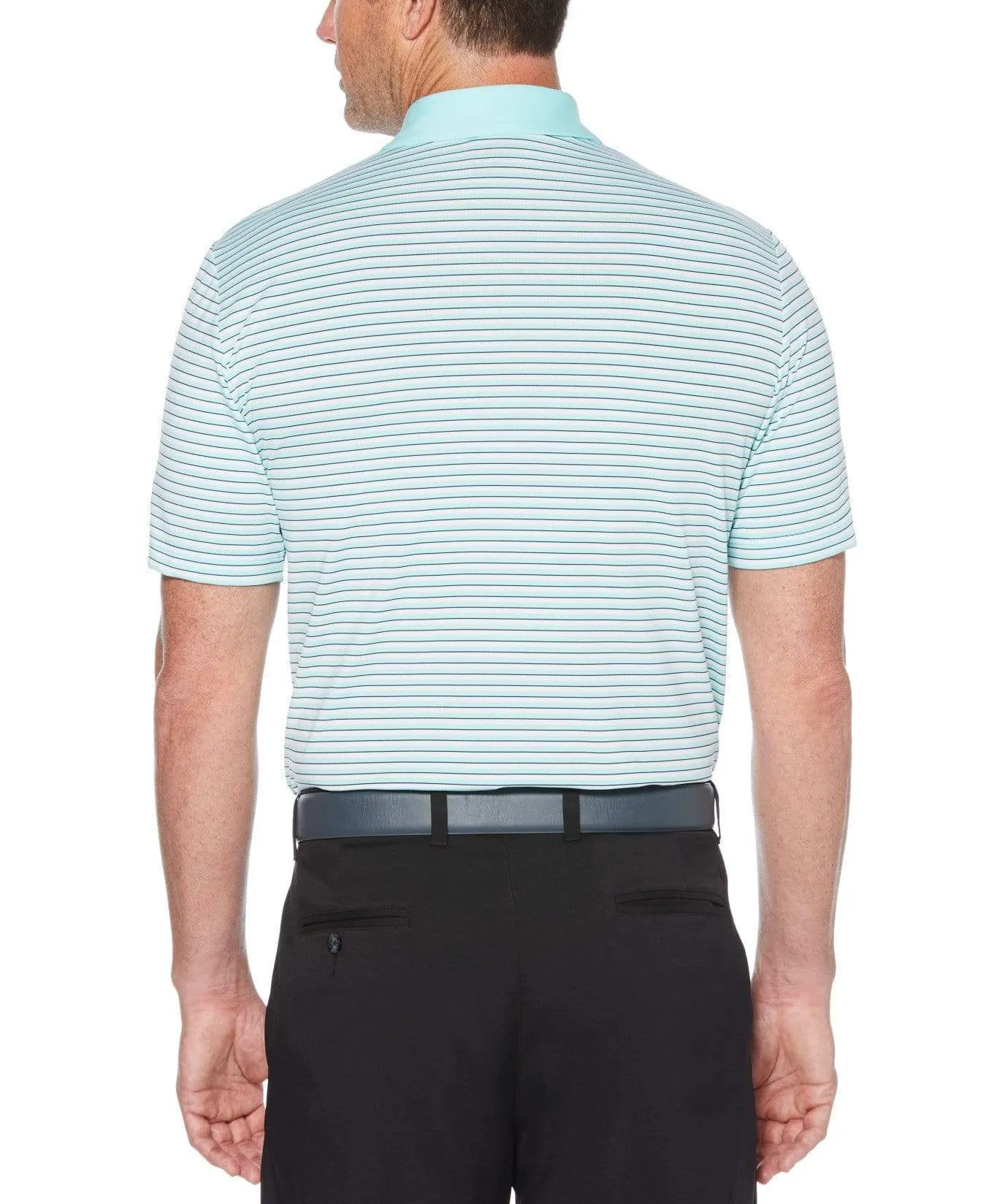 Mens 3-Color Stripe Polo