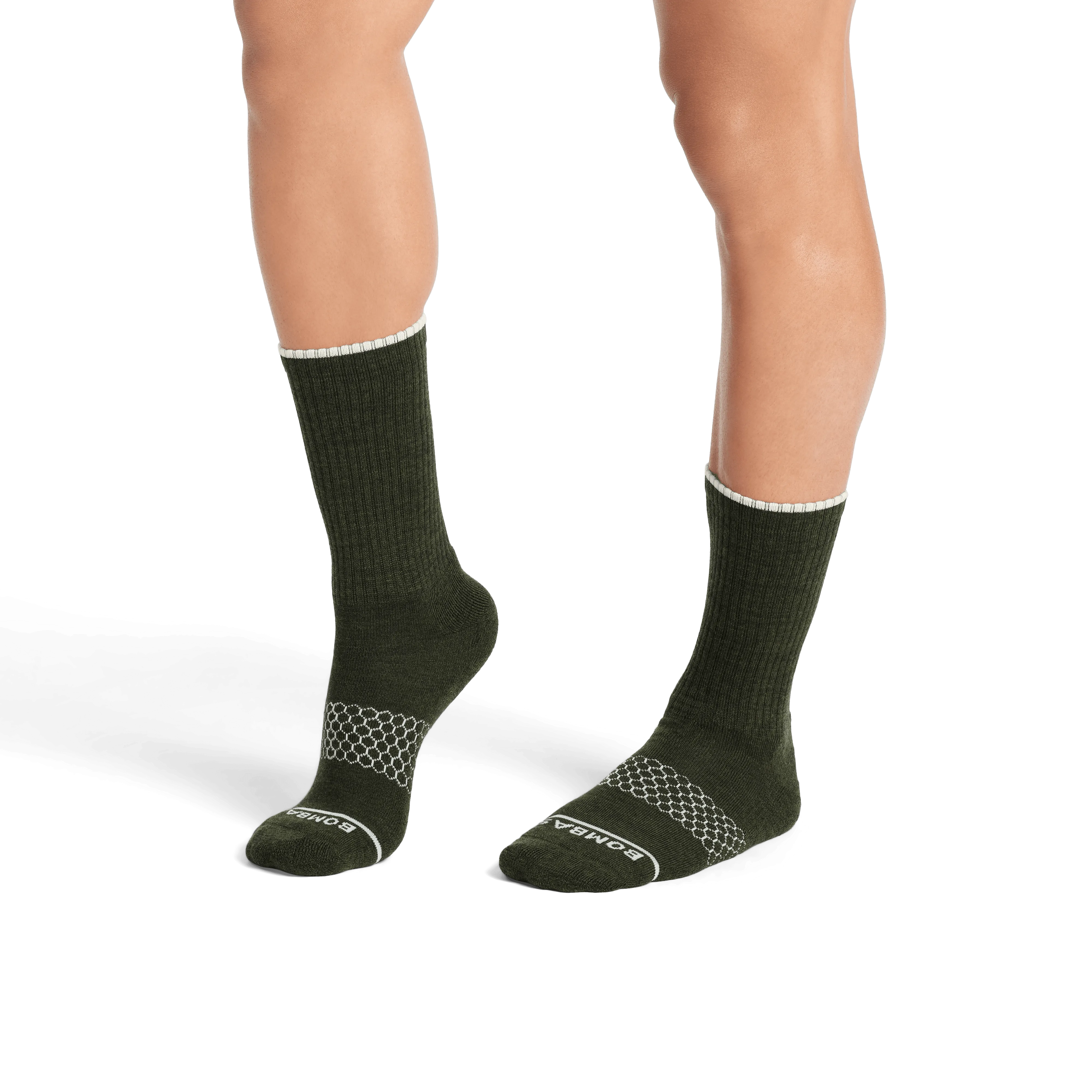 Men's Merino Wool Blend Calf Sock 8-Pack