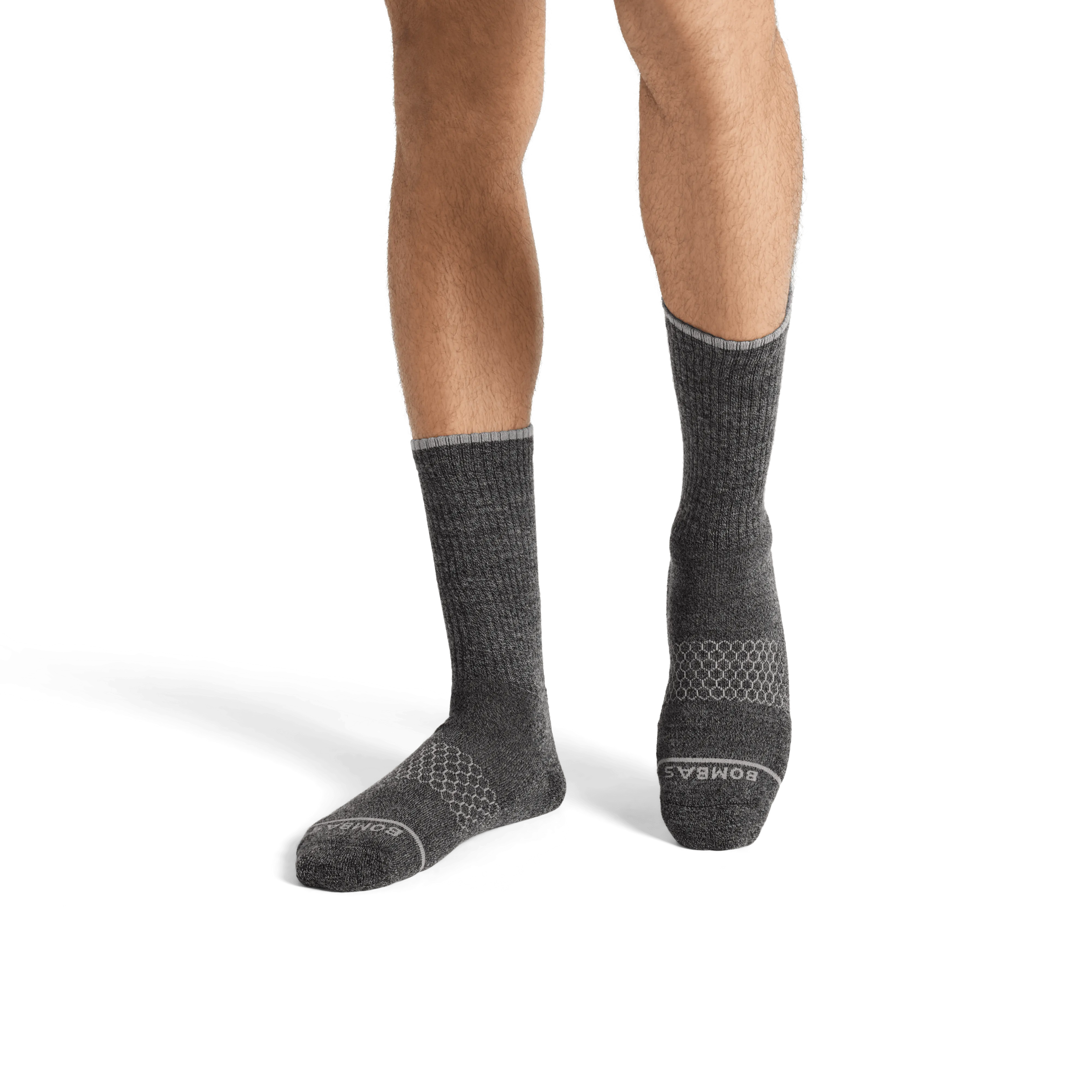 Men's Merino Wool Blend Calf Sock 8-Pack